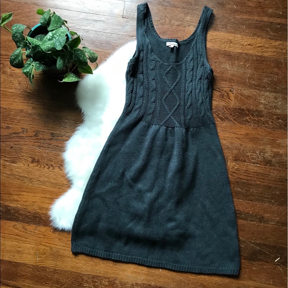 [h81] Sweater Knit Dress